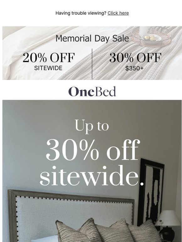 Shop the Memorial Day Sale | Up to 30% off