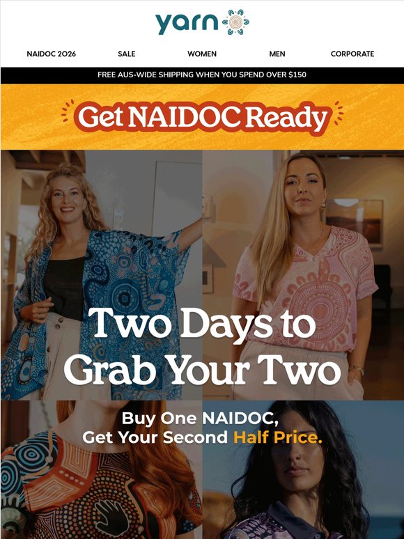 Buy 1 Get 1 Half Price Starts Now 👀