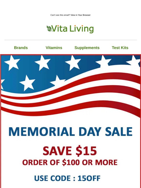 Limited Time: Save Big This Memorial Day!