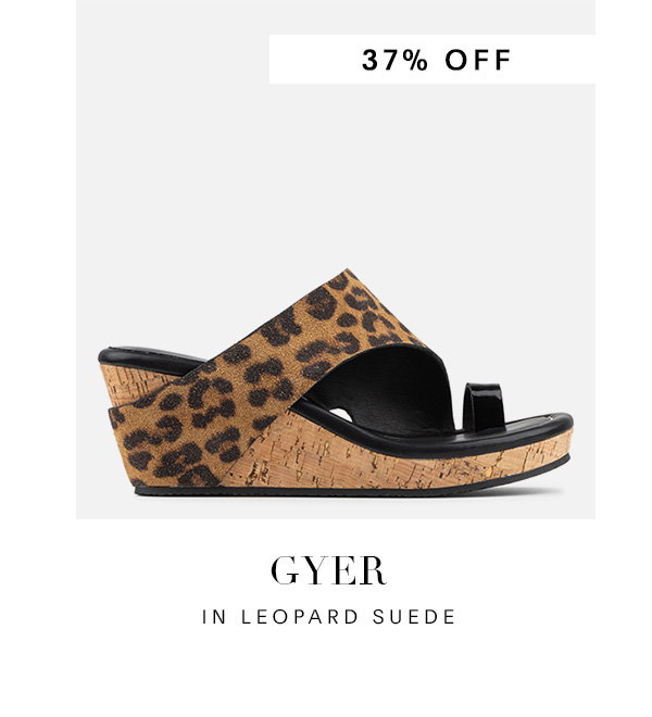 GYER IN LEOPARD SUEDE