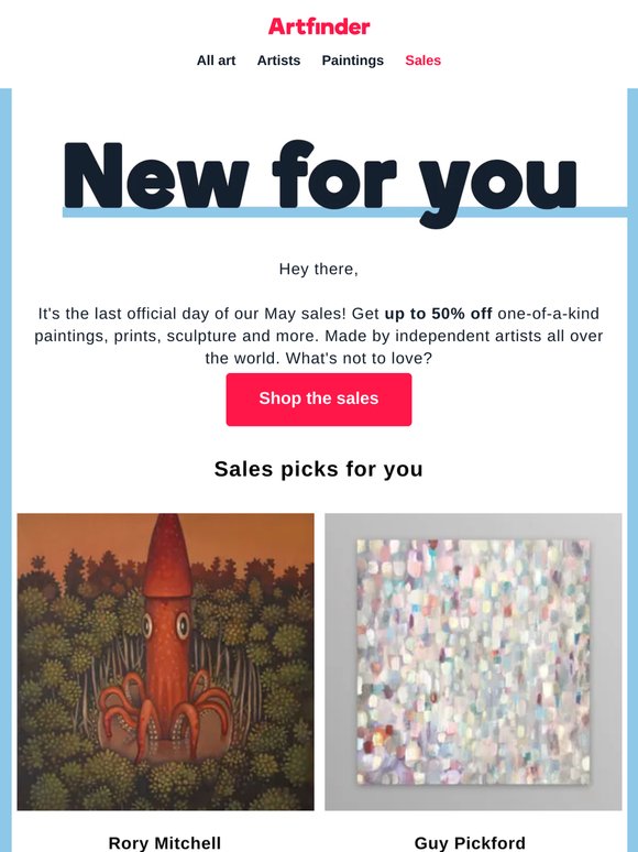 Sales end today 🤩