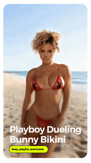 playboy dueling bunny bikini