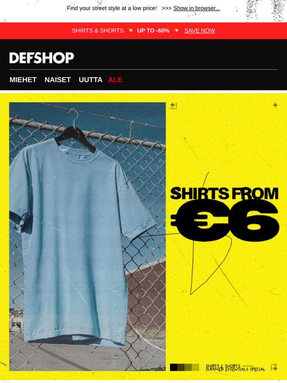 📢 DEF-ALARM 📢 T-Shirts from €6