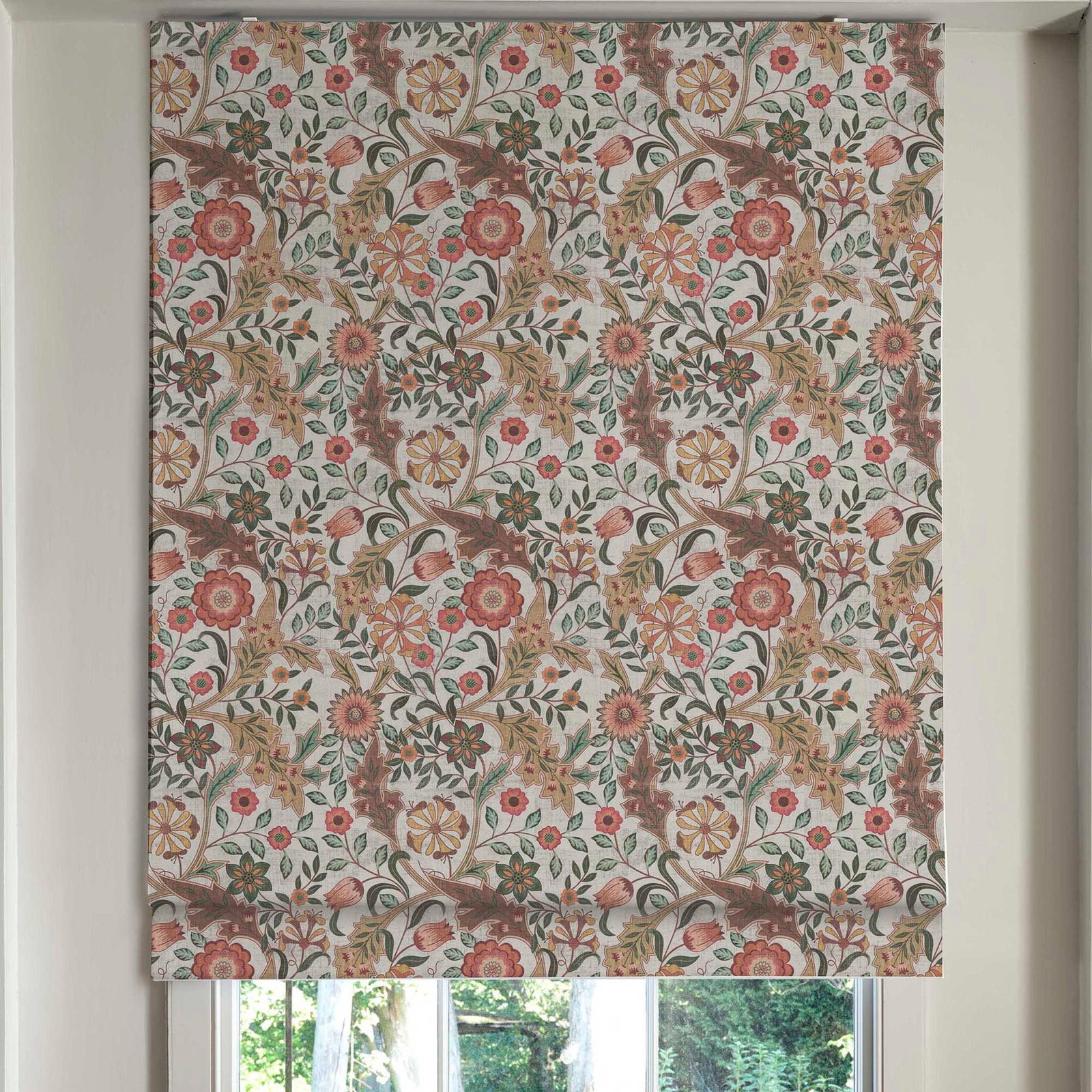 William Morris Acorn Blackout Made To Measure Roller Blind River