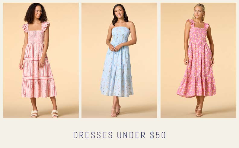 Shop Dresses Under $50