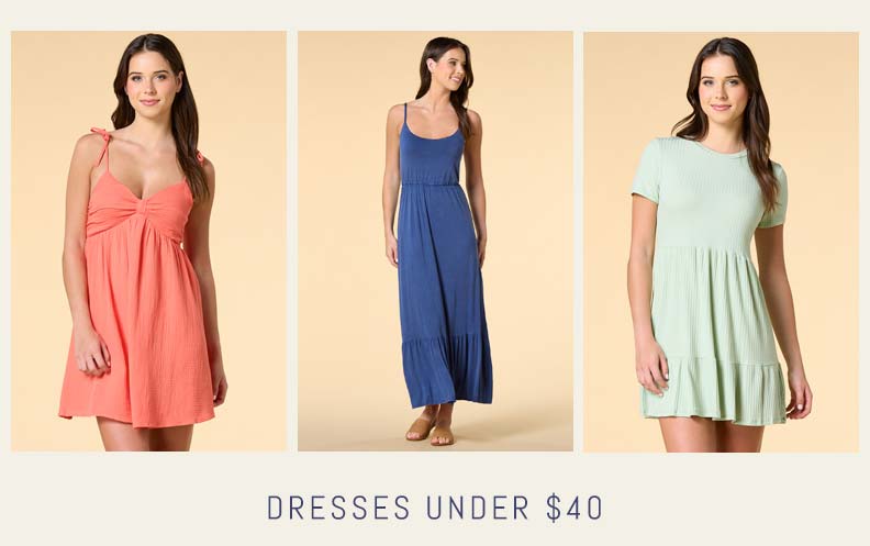 Shop Dresses Under $40
