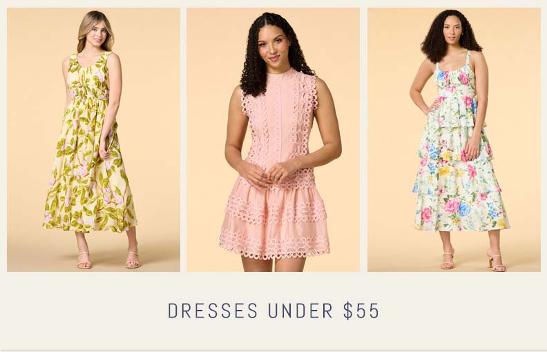 Shop Dresses Under $55