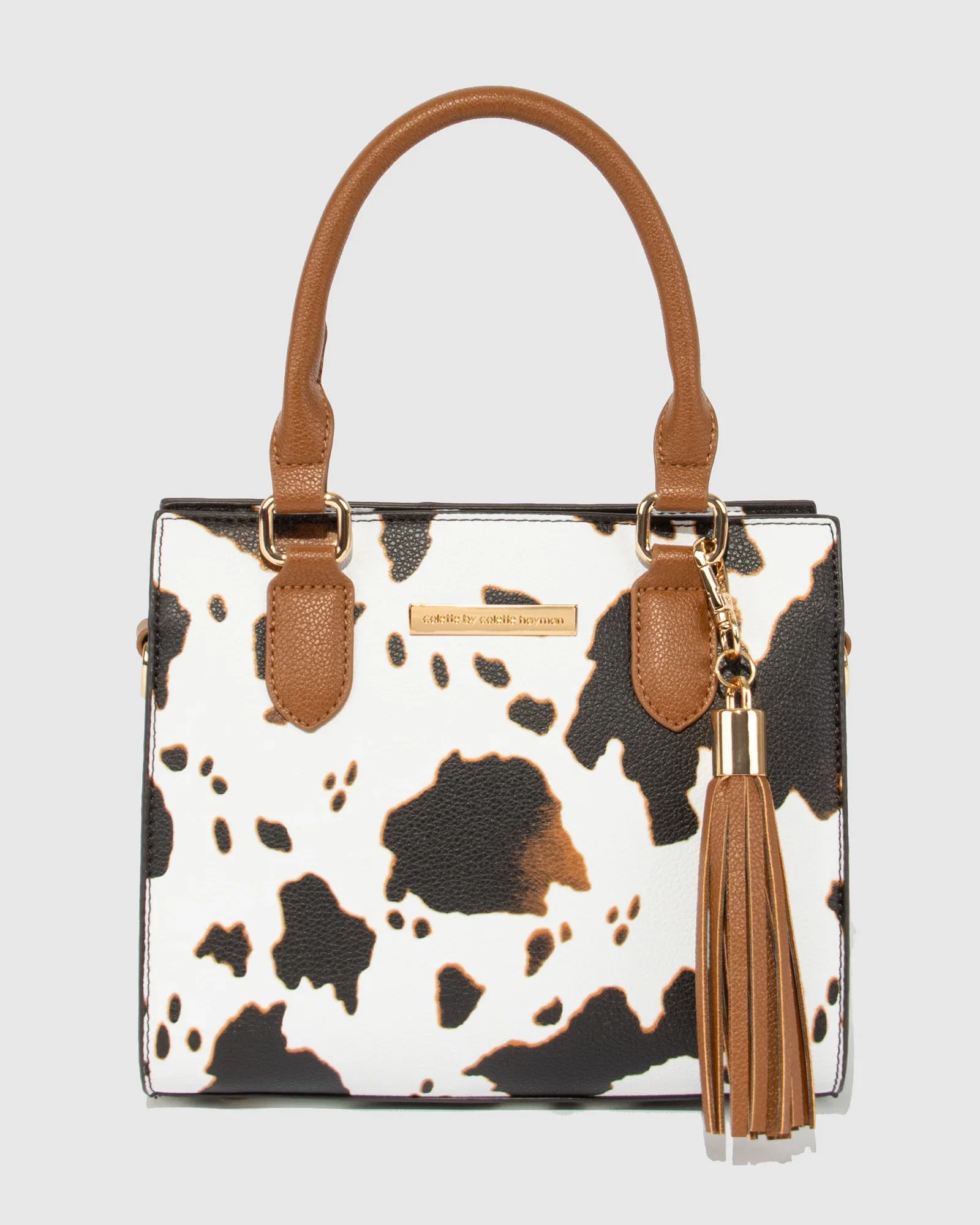 Image of Print Sia Mini Tassel Tote