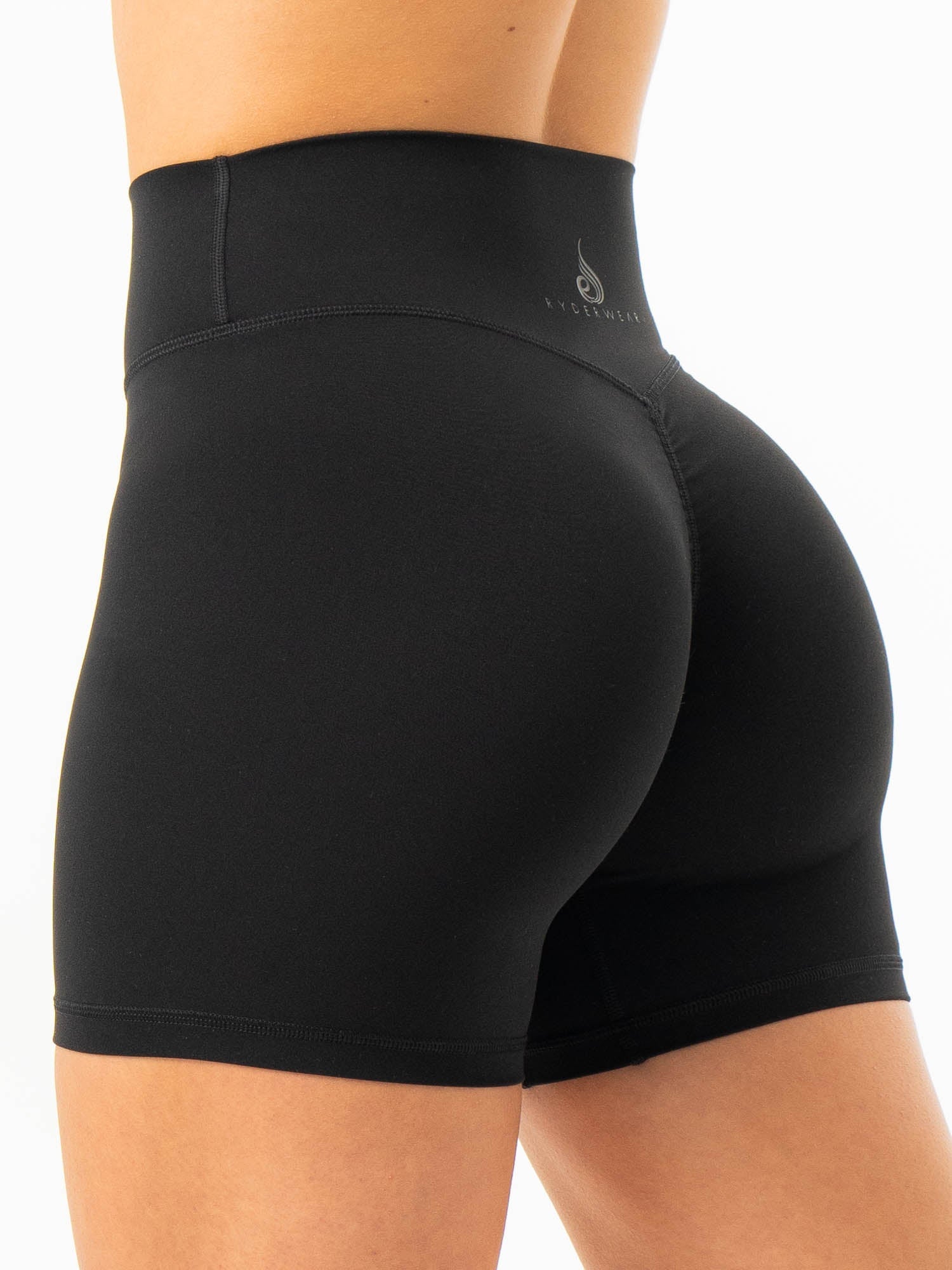 Image of NKD Invisible Scrunch Shorts - Black