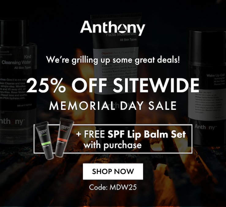 We’re grilling up some great deals! 25% off Sitewide Memorial Day Sale + FREE SPF Lip Balm Set with purchase! Shop Now Code: MDW25