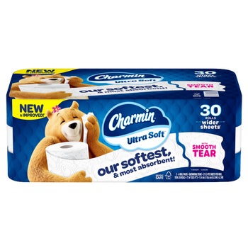 Charmin Ultra Soft Bath Tissue, 2-Ply, 213 Sheets, 30 Rolls