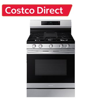 Samsung 6.0 cu. ft. Smart Freestanding Gas Range with No-Preheat Air Fry and Convection