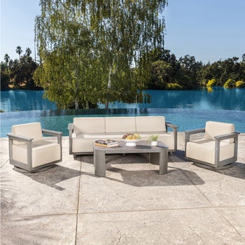 MoDe Bogota 4-Piece Outdoor Patio Deep Seating Set