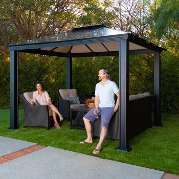 Paragon Santa Monica Aluminum Gazebo, 10  ' x 12'