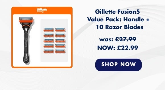Gillette Fusion5  Value Pack: Handle +  10 Razor Blades
