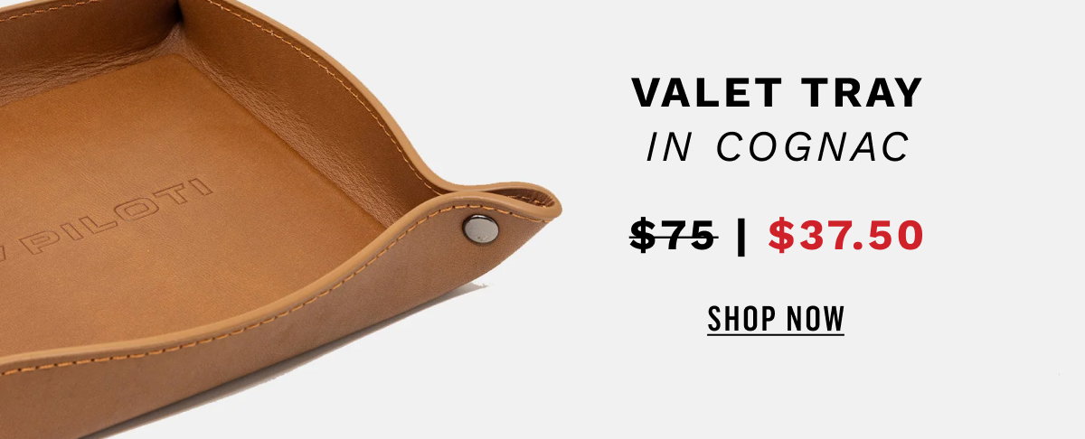 Valet Tray Cognac