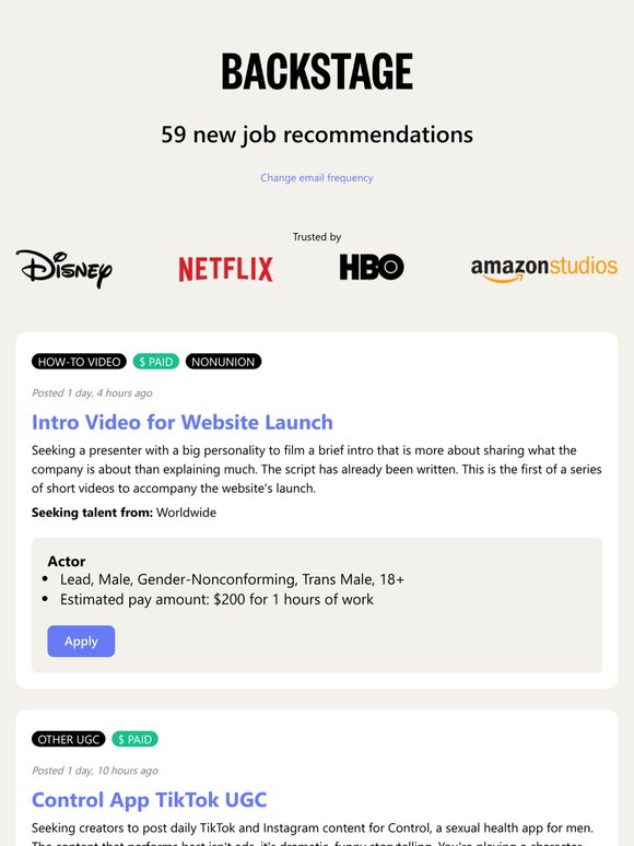 59 New Roles Available for Job Recommendations - May 24
