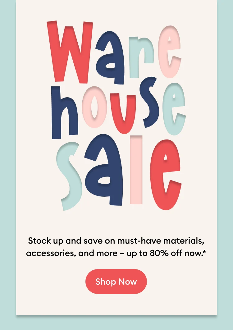 Warehouse Sale.