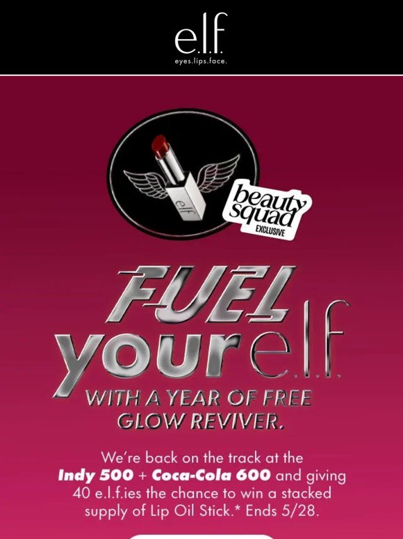 GIVEAWAY 💜 Win a year of Glow Reviver Lip Oil Stick