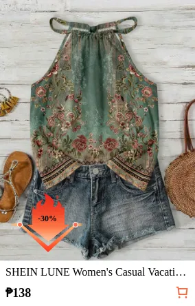 SHEIN LUNE Women s Casual Vacation...