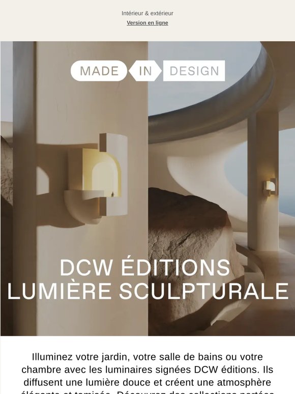 DCW éditions | Optez pour la lumière sculpturale