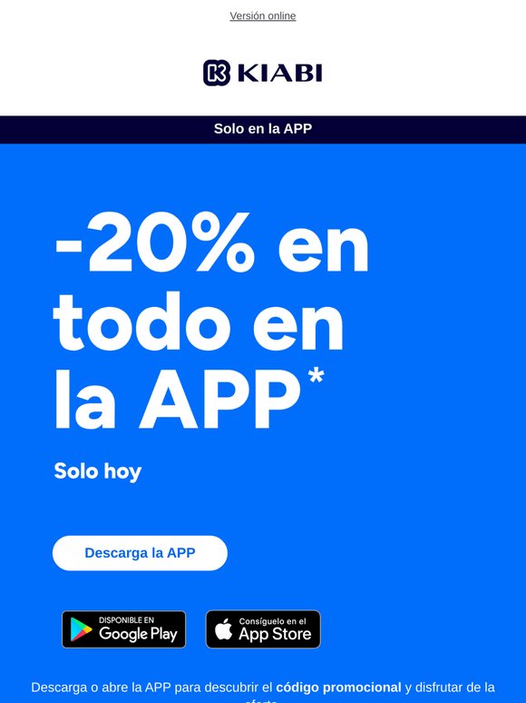 -20% ya disponible en la APP🔥