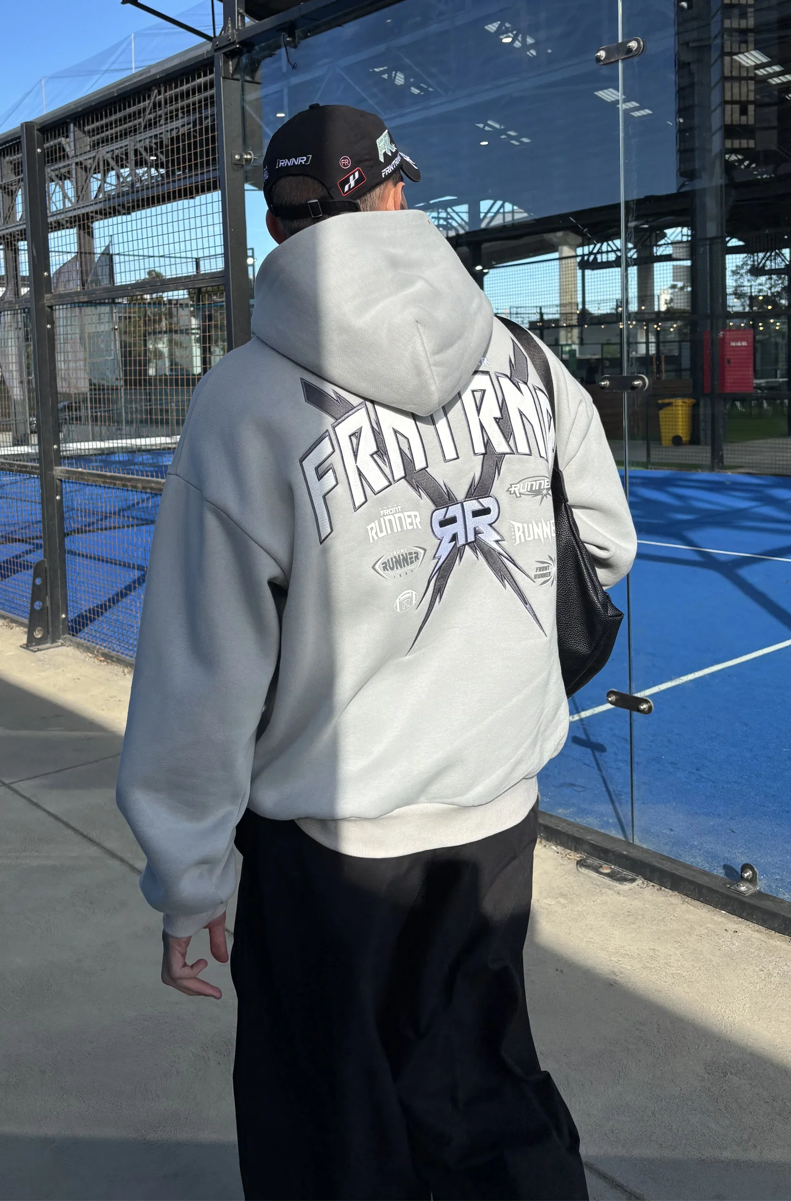 Image of FRNTRNR Bolt Hoodie - Grey