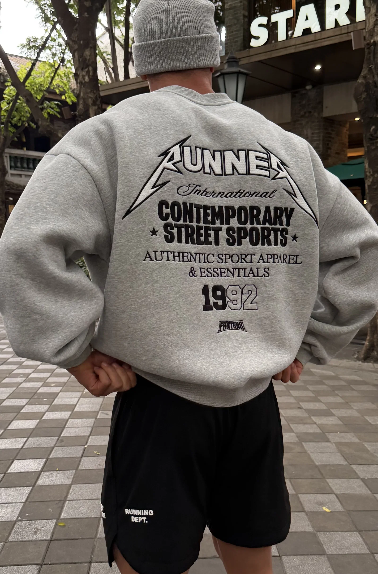 Image of International Crewneck - Grey Marle