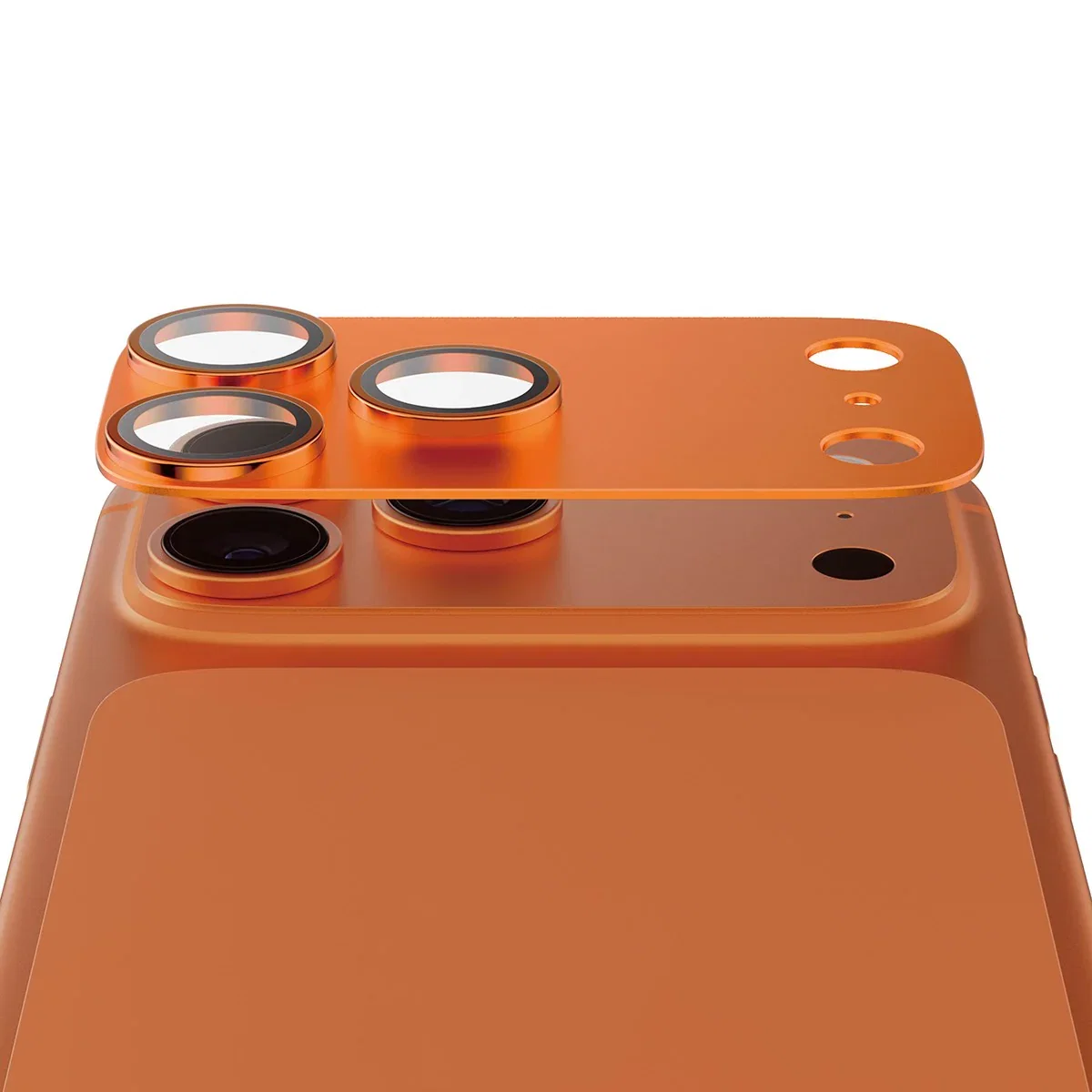 Image of PanzerGlass® Fender Kameraschutz Cosmic Orange iPhone 17 Pro Max