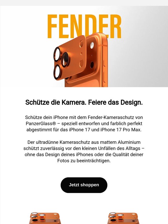 Farblich abgestimmter Kameraschutz 📸