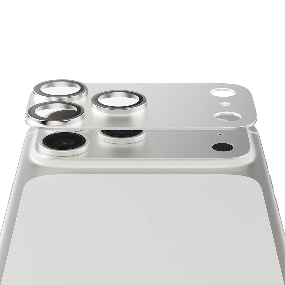 Image of PanzerGlass® Fender Kameraschutz Silber iPhone 17 Pro