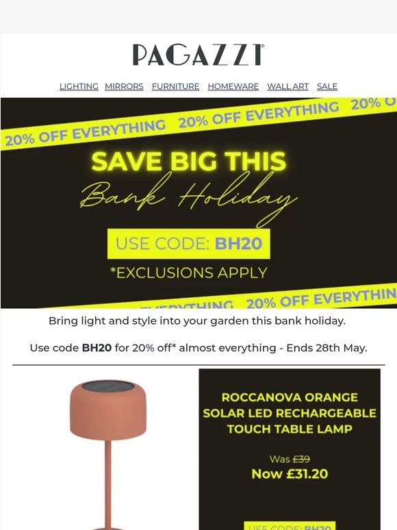 ☀️ Save 20% on the ultimate garden glow-up