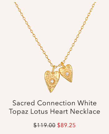 Sacred Connection Lotus Heart Necklace