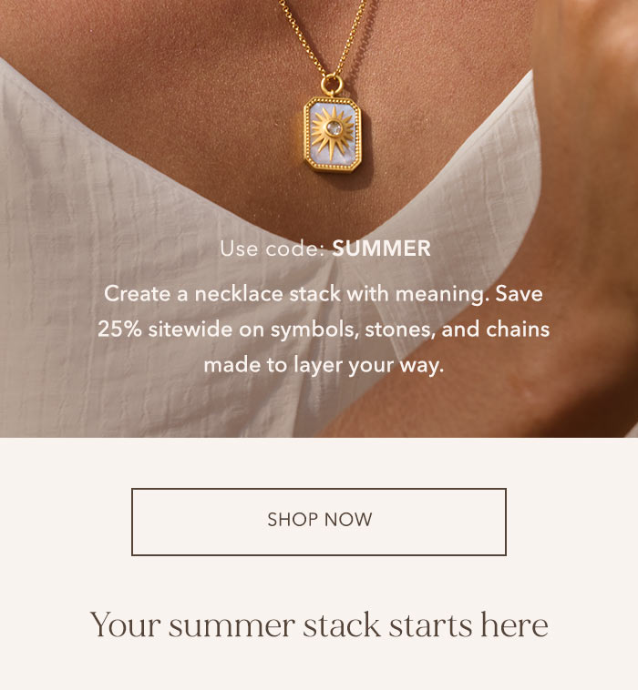 Summer Sale! 25% Off with code SUMMER