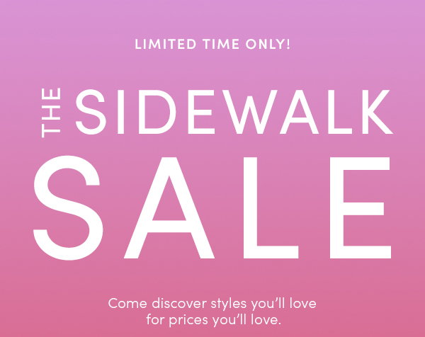 SIDEWALK SALE