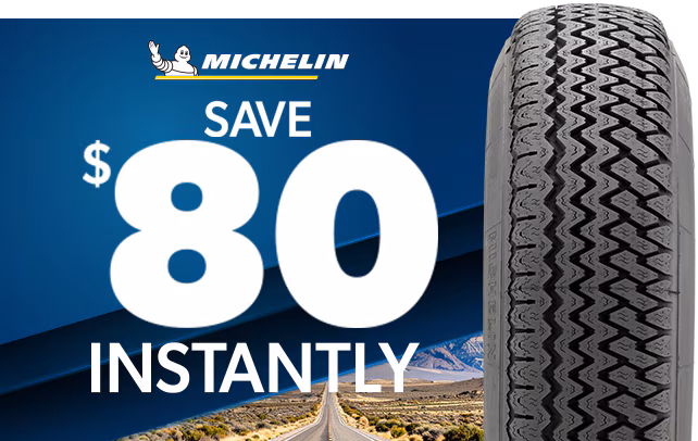 Buy 4 Select MIchelin Classic Tires, Save $80 Instantly
