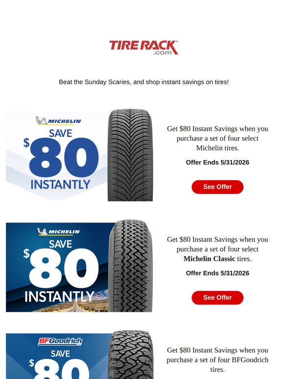 Instant Sunday Savings
