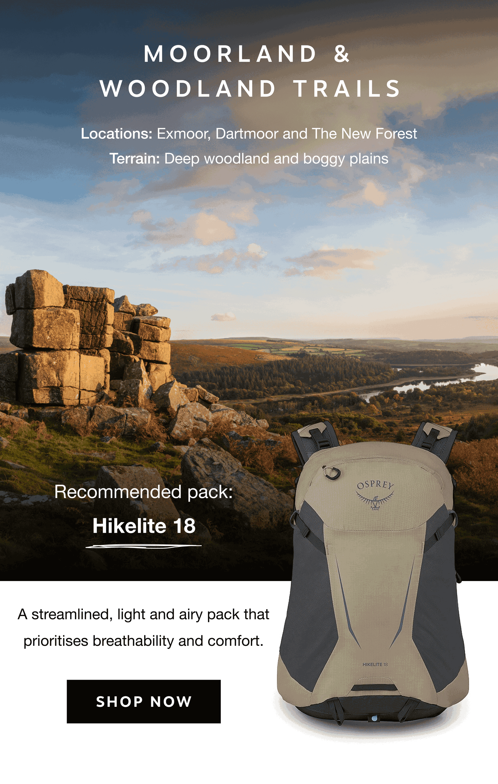 Moorland & Woodland Trails - Hikelite 18