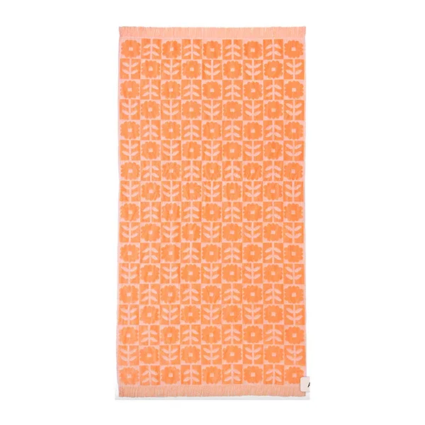 Bambury Hilo Beach Towel Natural Fringe