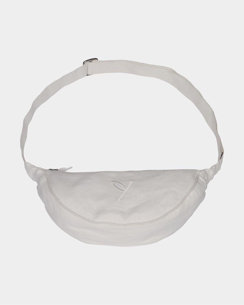 Väska Sling bag linen, White linen - Yogiraj