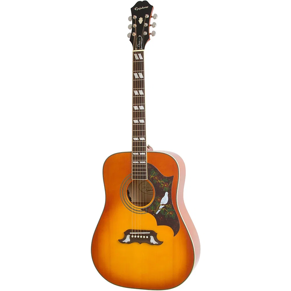 Epiphone Dove Studio Acoustic-Electric Guitar Vintage Burst Product Image