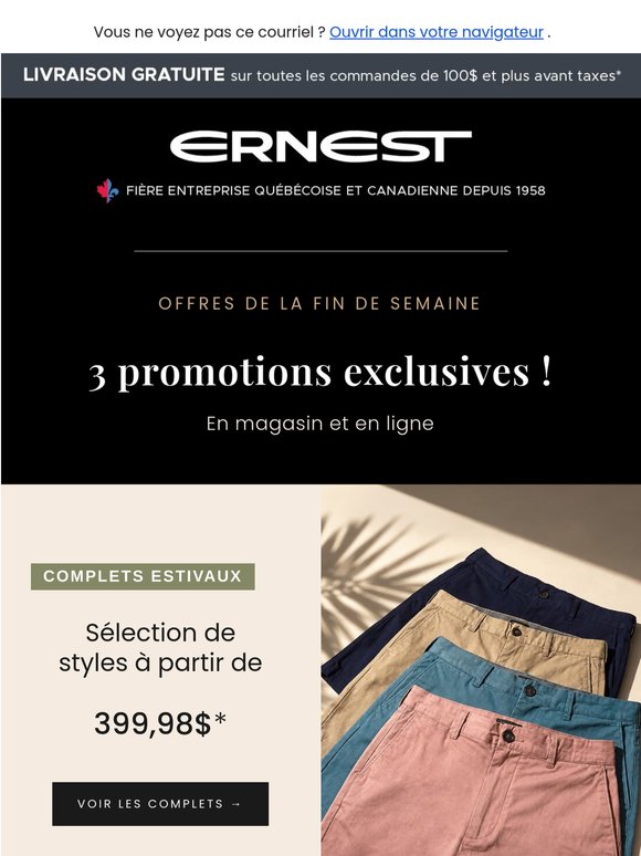 3 promotions estivales à ne pas manquer ☀️