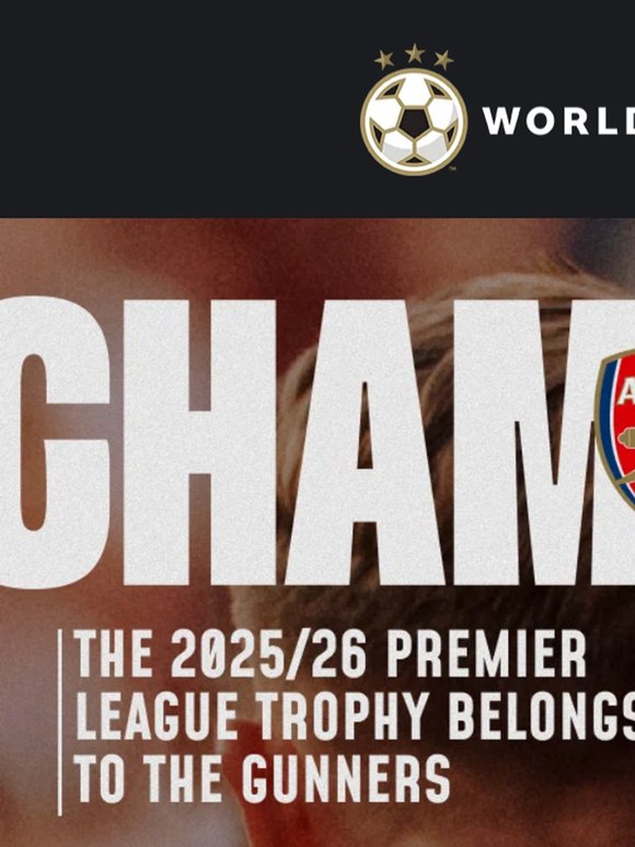 Shop Arsenal EPL Champions Kits 🏆👕