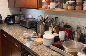Double your countertop storage space with this totally unexpected hack