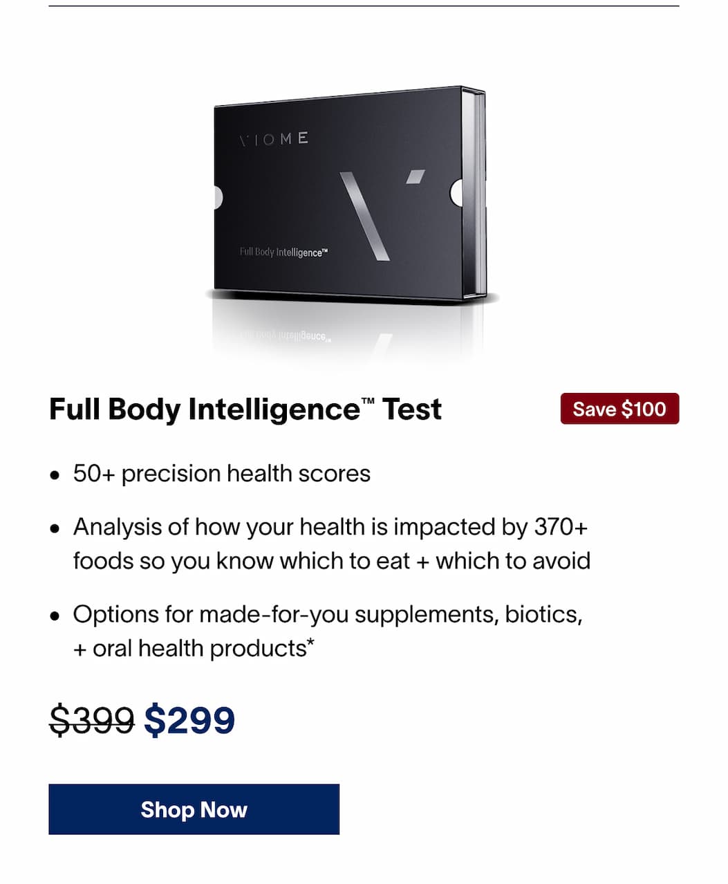 Full Body Intelligence™ Test | 3 tests in 1: The most comprehensive test on the market. | [SHOP NOW]