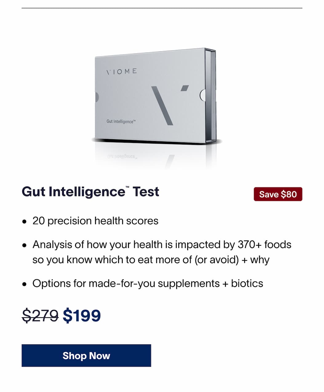 Gut Intelligence™ Test | Scientific insights for a healthier gut. | [SHOP NOW]