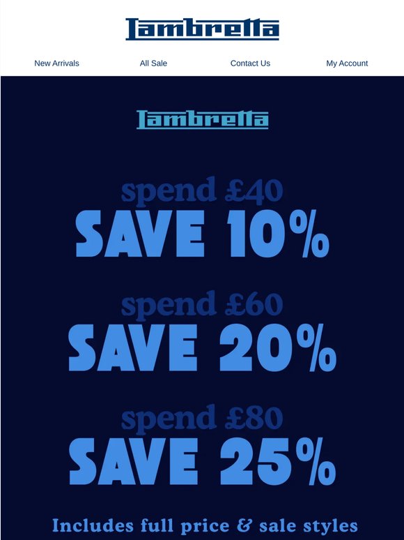 SAVE ££ ACROSS THE ENTIRE RANGE!