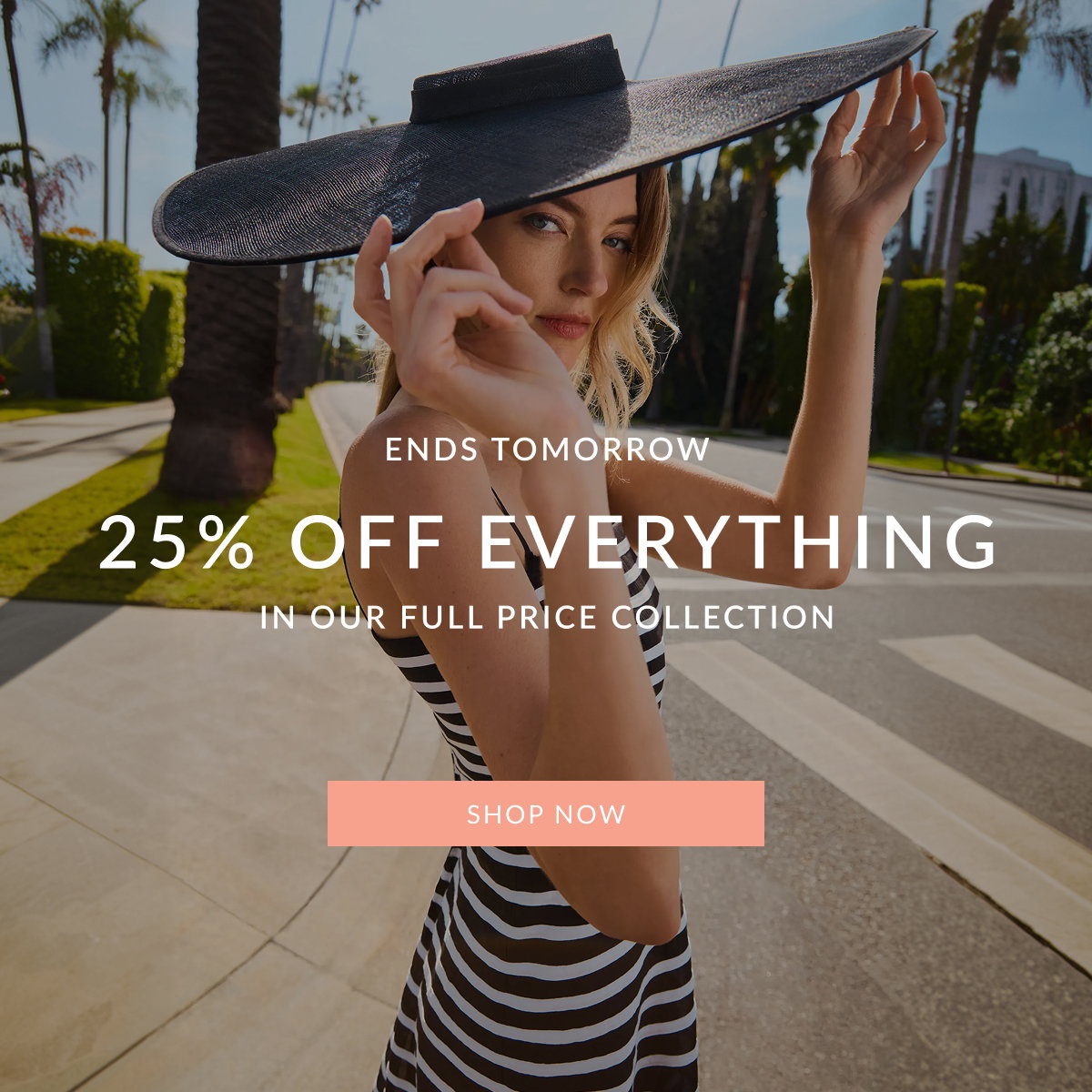 ENDS TOMORROW - 25% OFF EVERYTHING