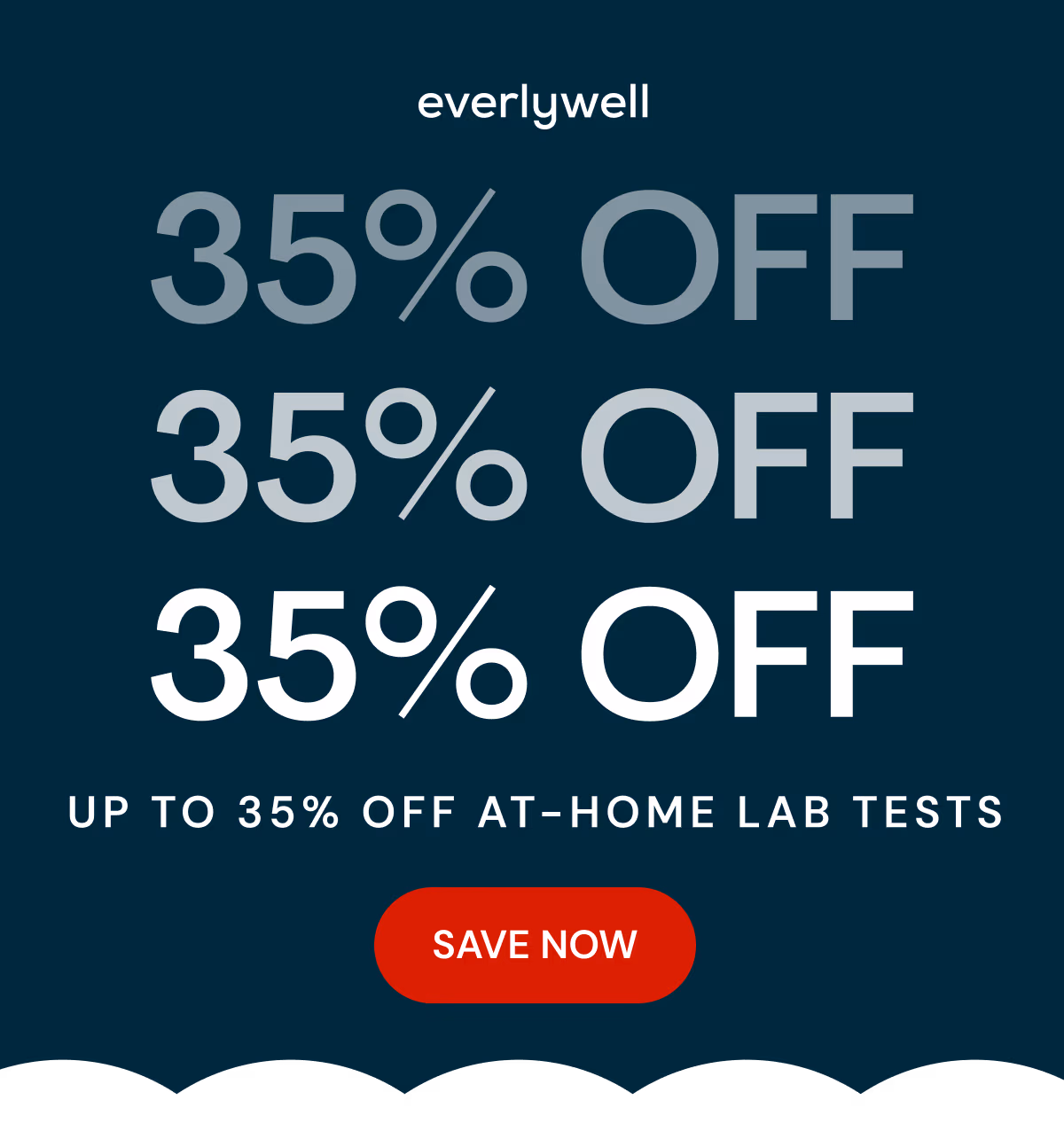 up to 35% OFF at-home lab tests