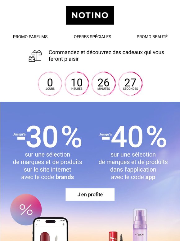 Dernier jour pour profiter de 40 % de réduction !